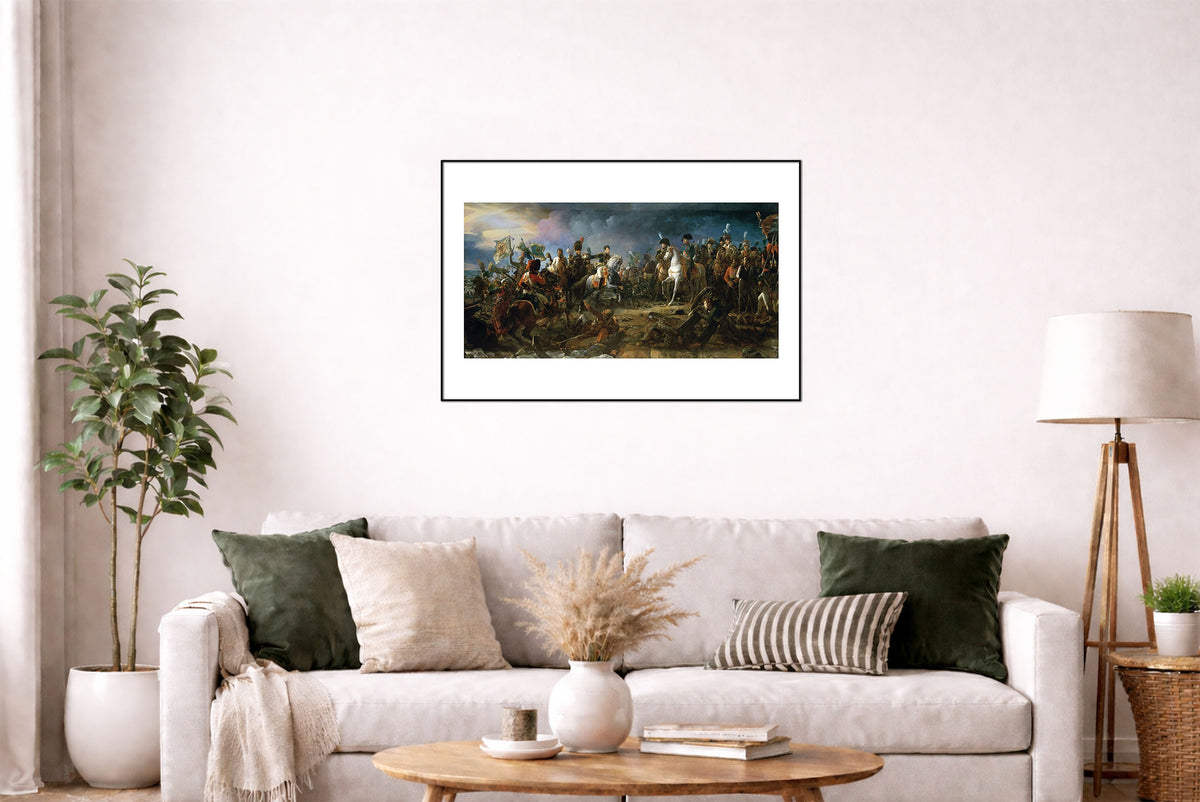 The Battle of Austerlitz 1810 - François Gérard - Napoleon Bonaparte and the Napoleonic Wars Historical Painting Poster