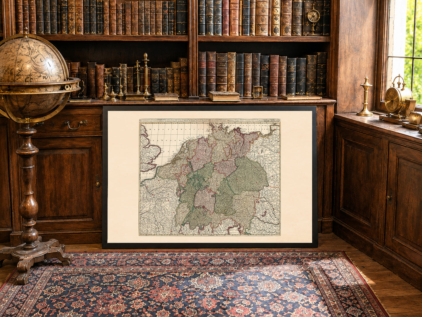 Sacro Imperio Romano 1740 – Mapa histórico de Europa Central