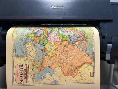 Europa 1925 - Mapa histórico mural del período de entreguerras