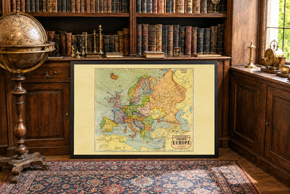 Europa 1925 - Mapa histórico mural del período de entreguerras