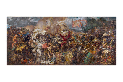Battle of Grunwald Poster - Jan Matejko 1878, Polish History Painting Wall Art