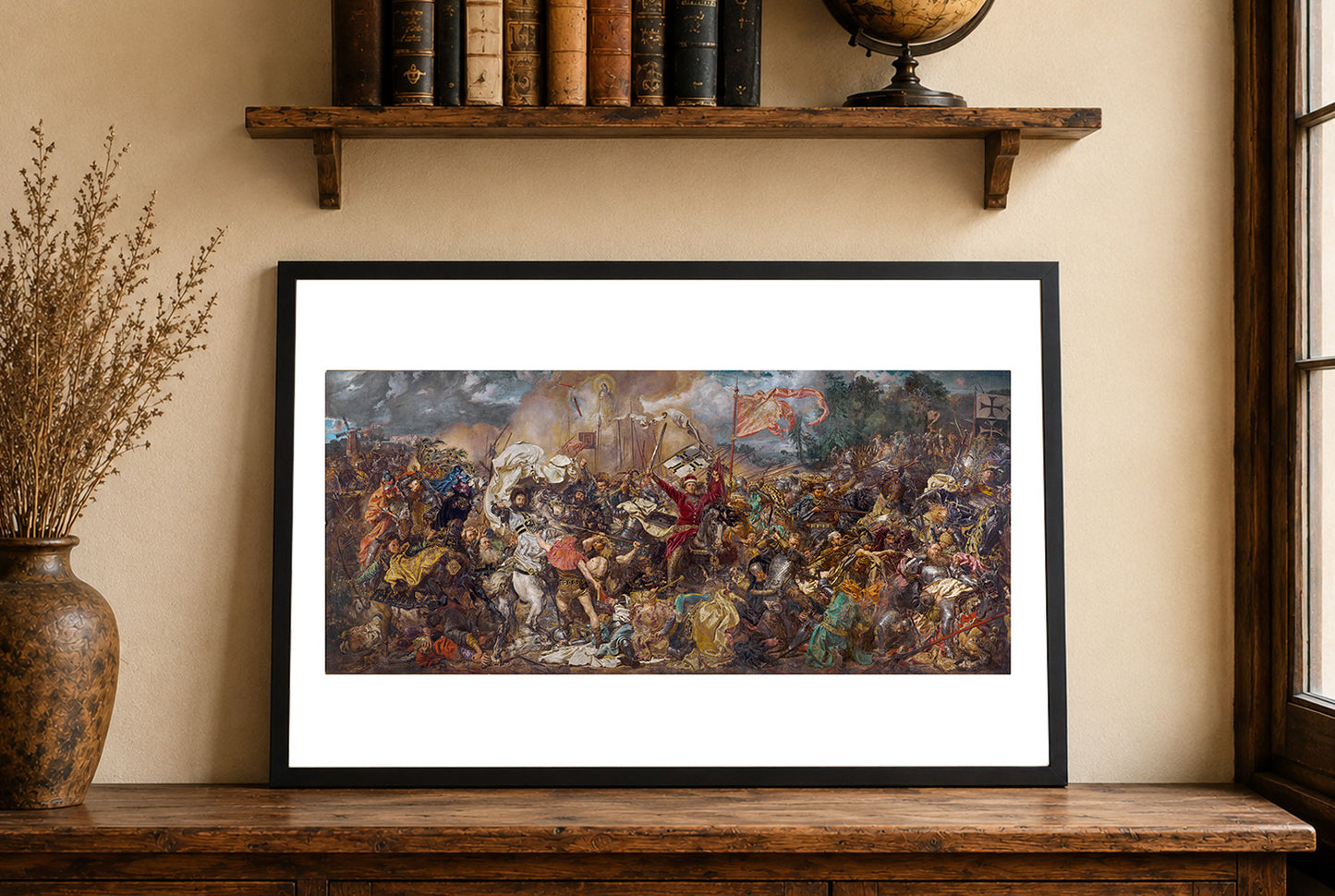 Battle of Grunwald Poster - Jan Matejko 1878, Polish History Painting Wall Art