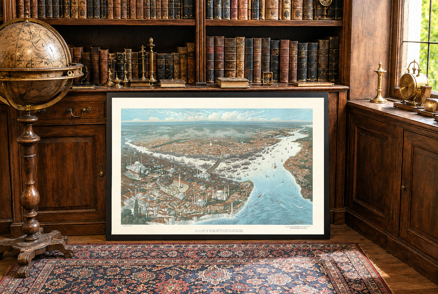 Konstantinopel 1896 - Vintage-Gemälde der Osmanischen Hauptstadt