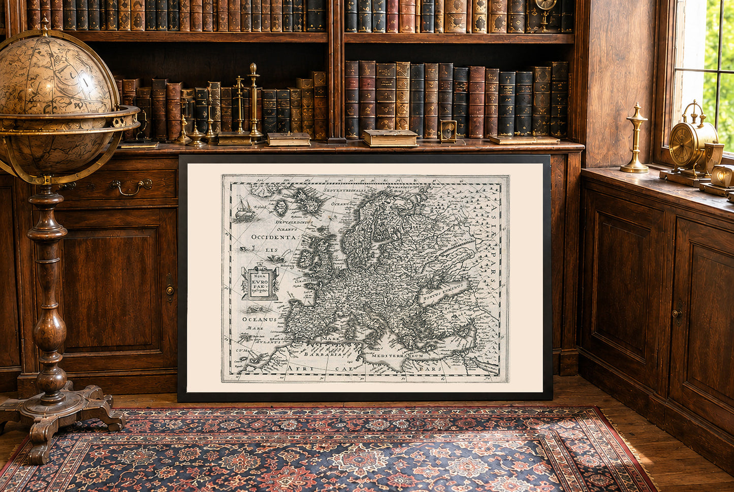 Europa 1636 – Mapa historyczna z okresu wojny trzydziestoletniej