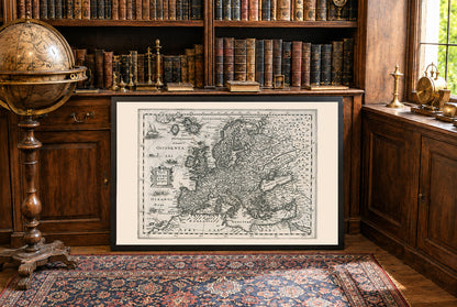 Europa 1636 – Mapa historyczna z okresu wojny trzydziestoletniej