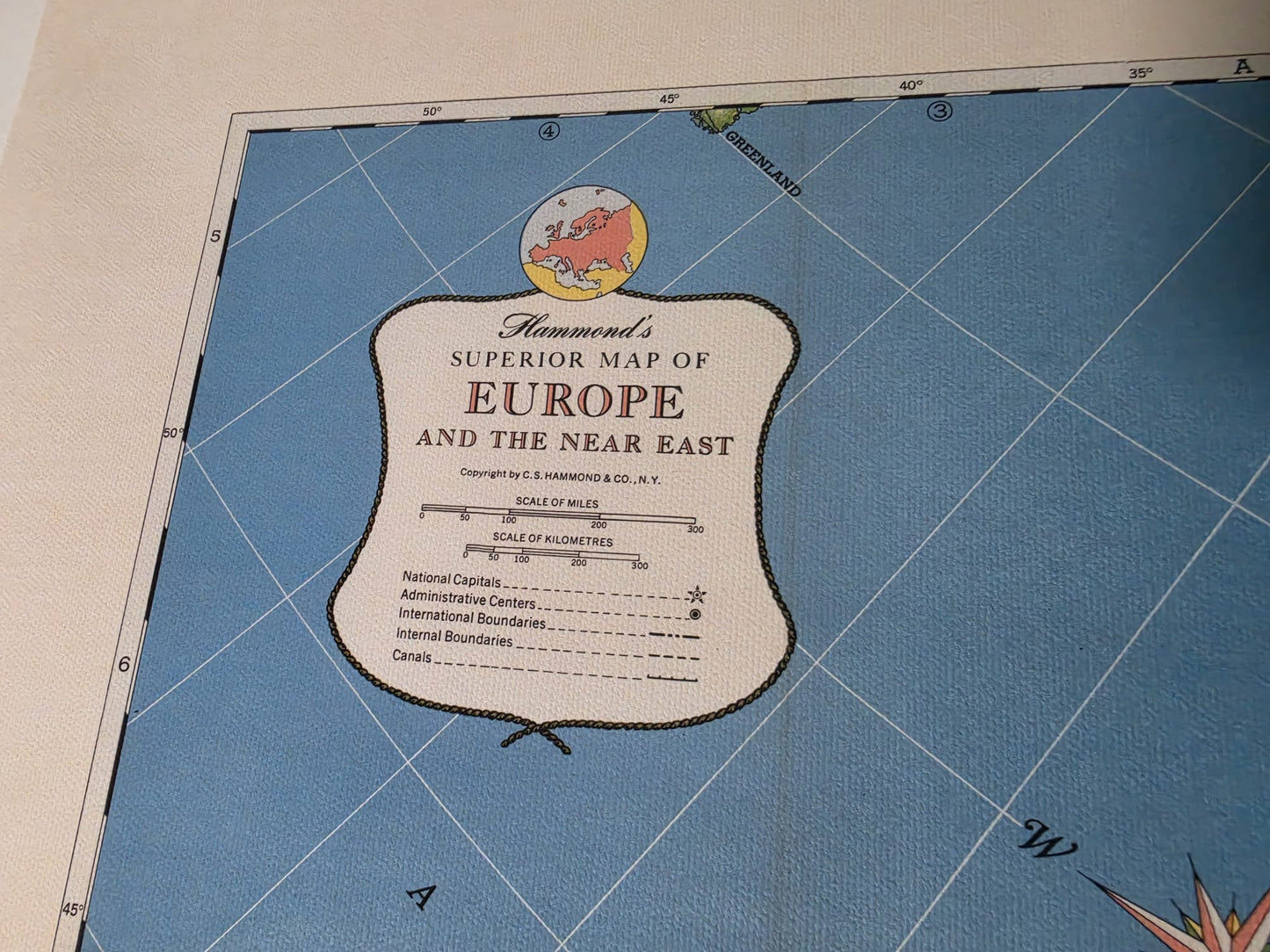 Europe 1957 - Historical Map of Cold War Europe
