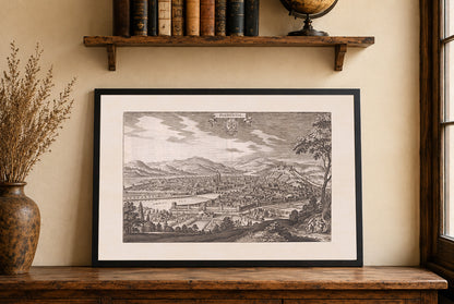 Firenze nel 1688 - Mappa della capitale medicea della Toscana