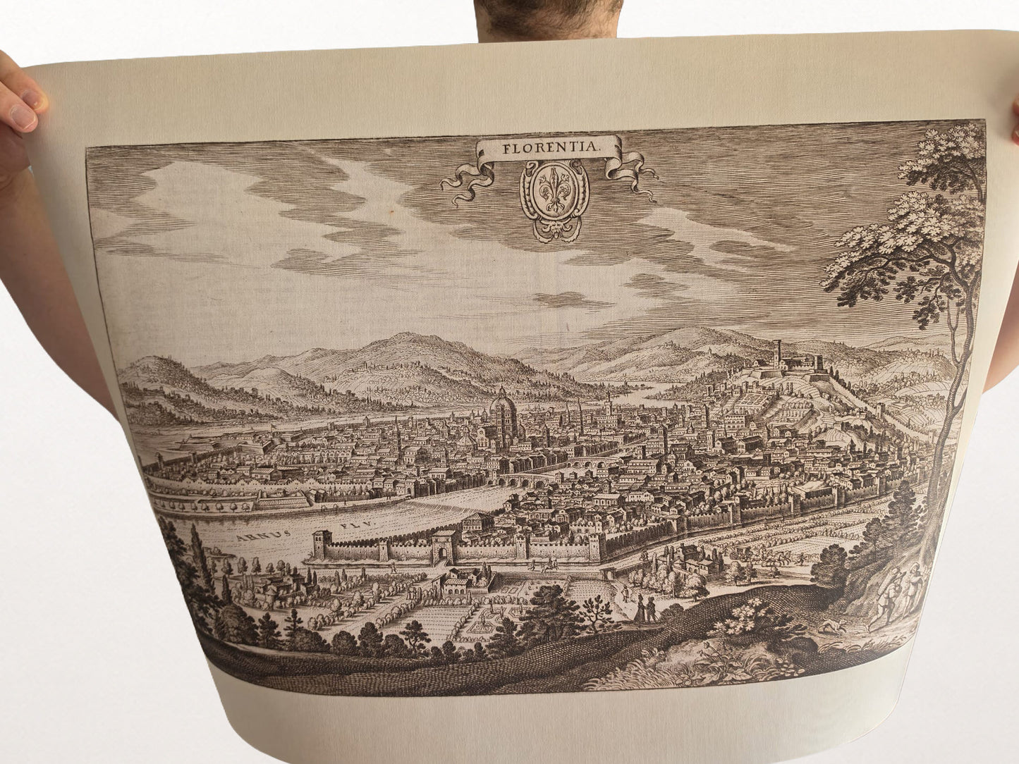 Firenze nel 1688 - Mappa della capitale medicea della Toscana