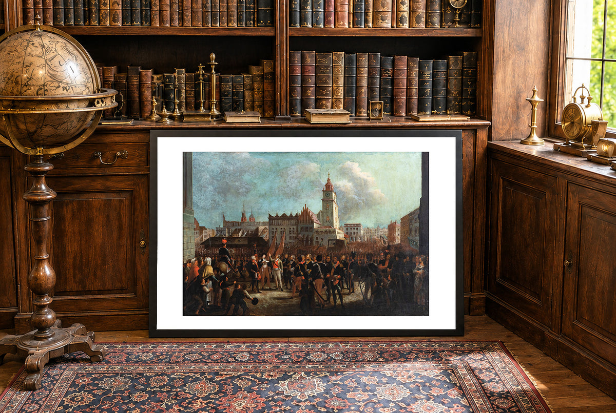 Kościuszko’s Oath in Kraków 1794 - Wojciech Kossak Historical Art Poster