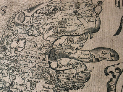 Poster Mappa Leo Belgicus (1617) - Arte di Paesi Bassi e Belgio