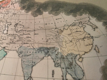 Imperium Mongolskie w 1294 - Mapa Yuan, Ilchanatu i Złotej Ordy