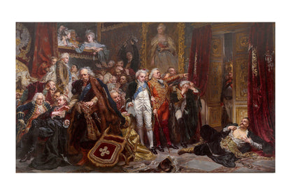 Rejtan Der Fall Polens Poster - Jan Matejko Historische Polnische Wandkunst
