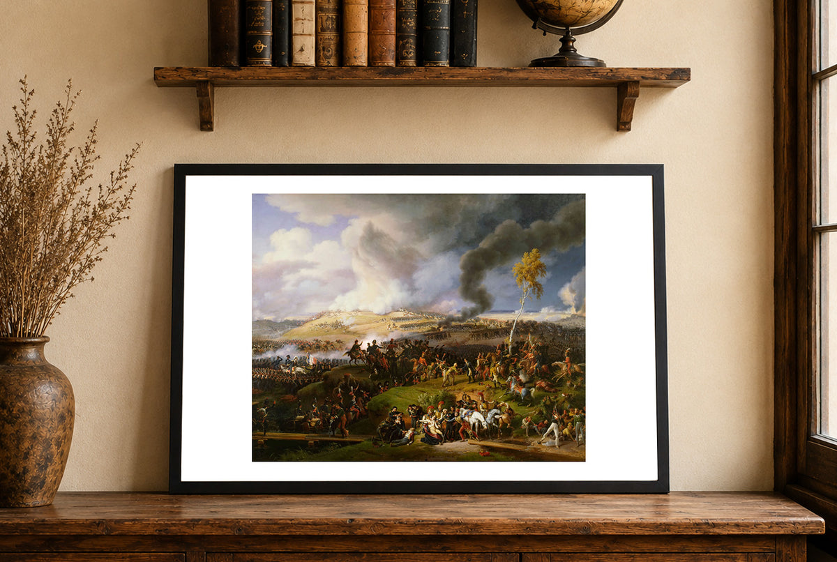The Battle of Borodino 1822 - Louis-François Lejeune - Napoleon's Russian Campaign Historical Painting Poster