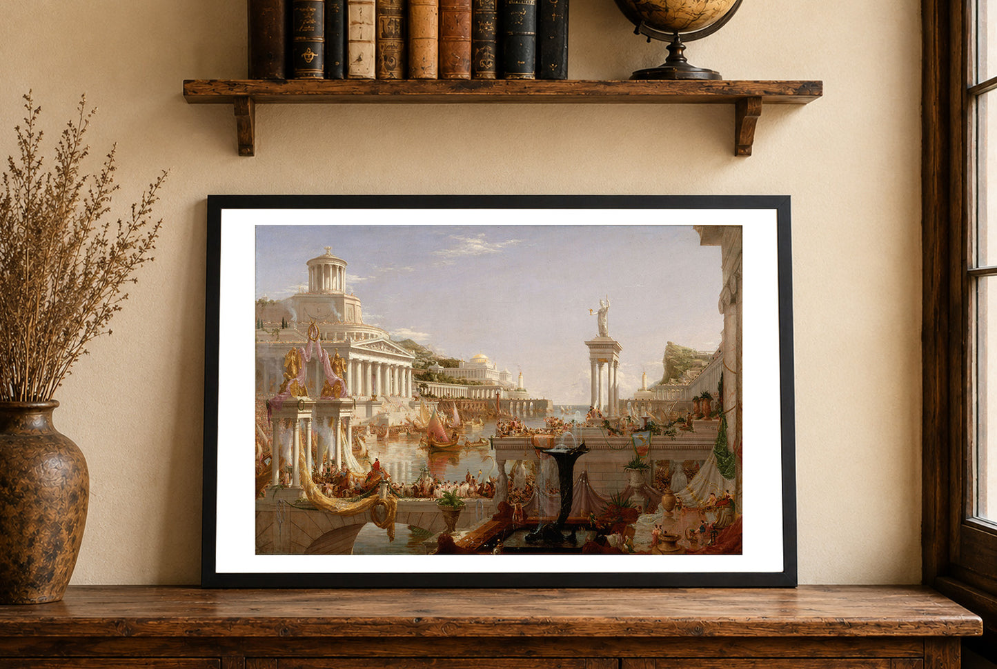 Poster Il Corso del Compimento dell'Impero - Thomas Cole Impero Classico Arte Murale