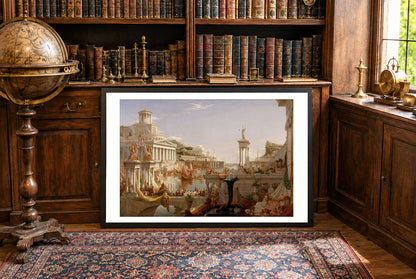 Poster Il Corso del Compimento dell'Impero - Thomas Cole Impero Classico Arte Murale