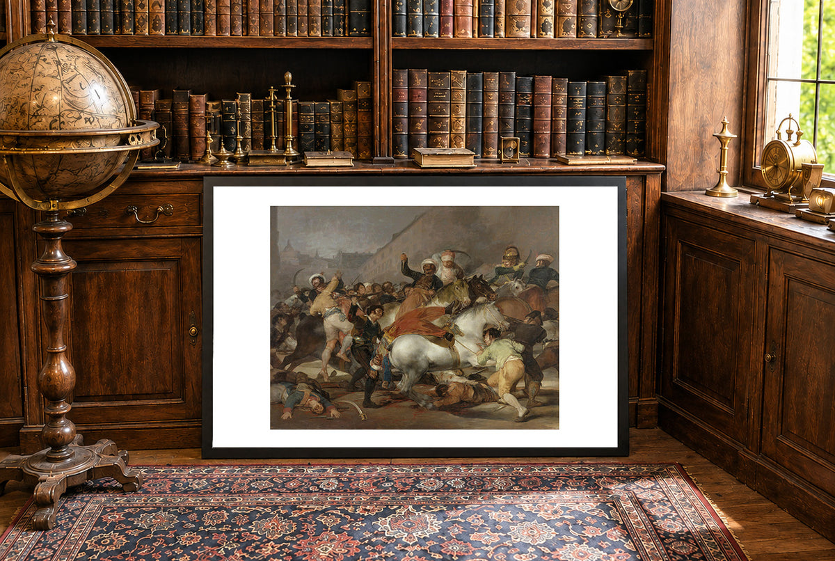 The Second of May 1808 - Francisco Goya - Madrid Uprising & Napoleonic Wars Historical Painting Poster