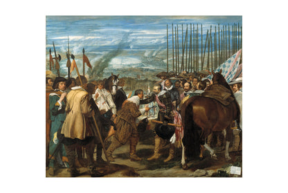 La Reddition de Breda 1635 - Diego Velázquez - Guerre de Quatre-Vingts Ans - Affiche Peinture Historique