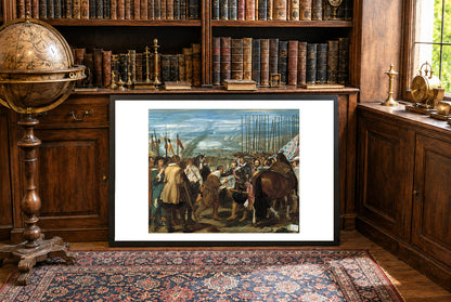 La Reddition de Breda 1635 - Diego Velázquez - Guerre de Quatre-Vingts Ans - Affiche Peinture Historique