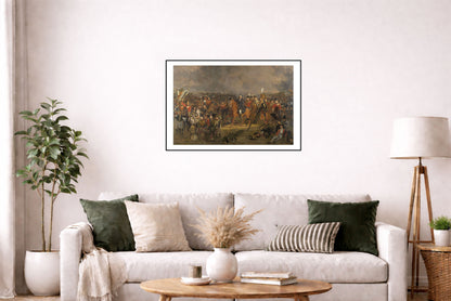 The Battle of Waterloo 1824 - Jan Willem Pieneman - Napoleonic Wars Historical Painting Poster