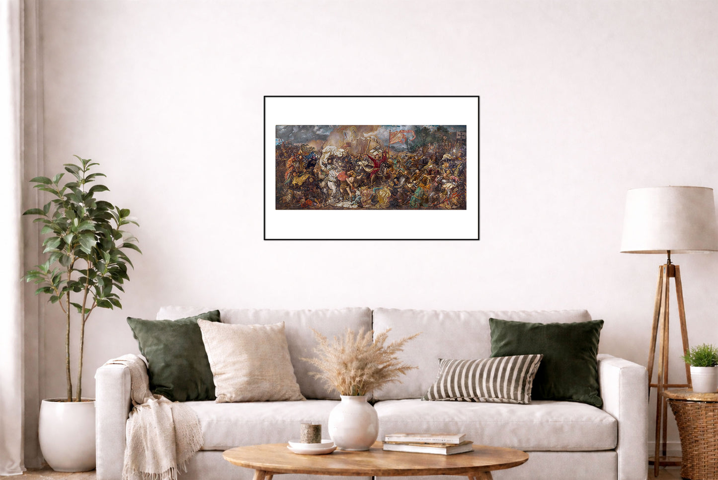 Battle of Grunwald Poster - Jan Matejko 1878, Polish History Painting Wall Art